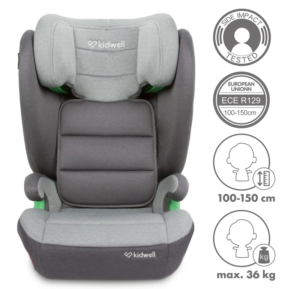 Автокресло Kidwell Weston I-SIZE DARK GREY
